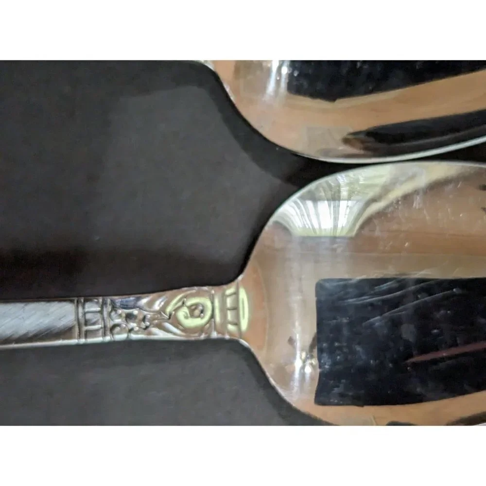 Oneida ‎ Northland (Stainless, WM Dalton oval soup spoon set of 4 7 1/4 in